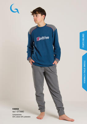 PIGIAMA RAGAZZO M/L V40058 Tellini S.R.L. Velkoobchodní oblečení